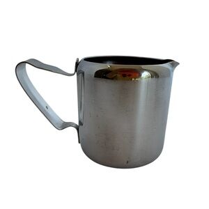 Stainless Steel Mini Creamer Pitcher 1/3 Cup Liquid